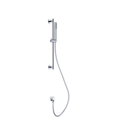 Nero Dolce Shower Rail With Slim Hand Shower Chrome | NR311CH