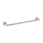 Nero Dolce Single Towel Rail 700mm Brushed Nickel | NR3630BN