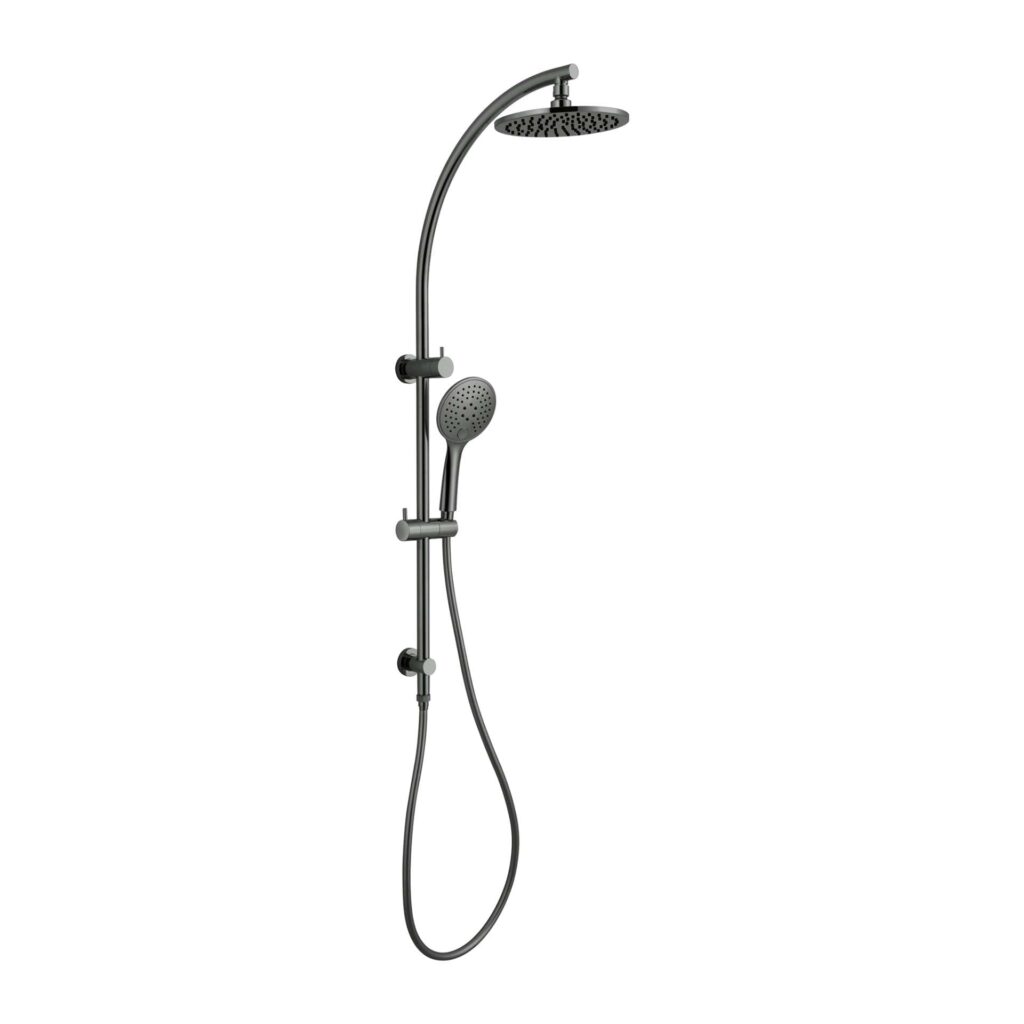 Nero Dolce Twin Shower Gun Metal | NR280705eGM