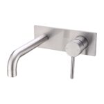 Nero Dolce Wall Basin/Bath Mixer Brushed Nickel | NR250810bBN