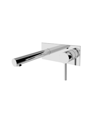 Nero Dolce Wall Basin Mixer Straight Spout Chrome | NR250807ACH
