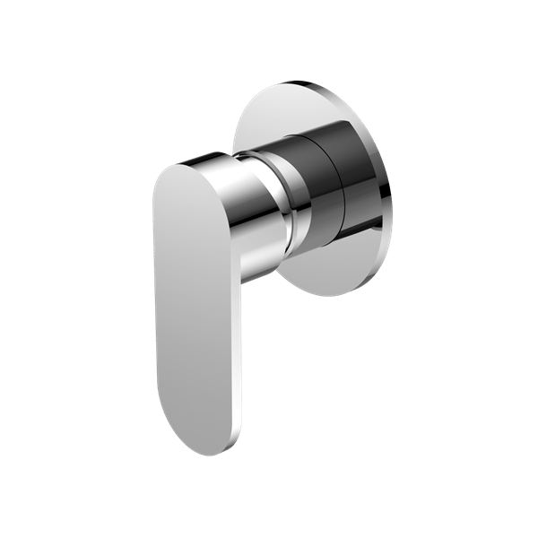 Nero Ecco Shower Mixer 80mm Round Plate Chrome | NR301311DCH