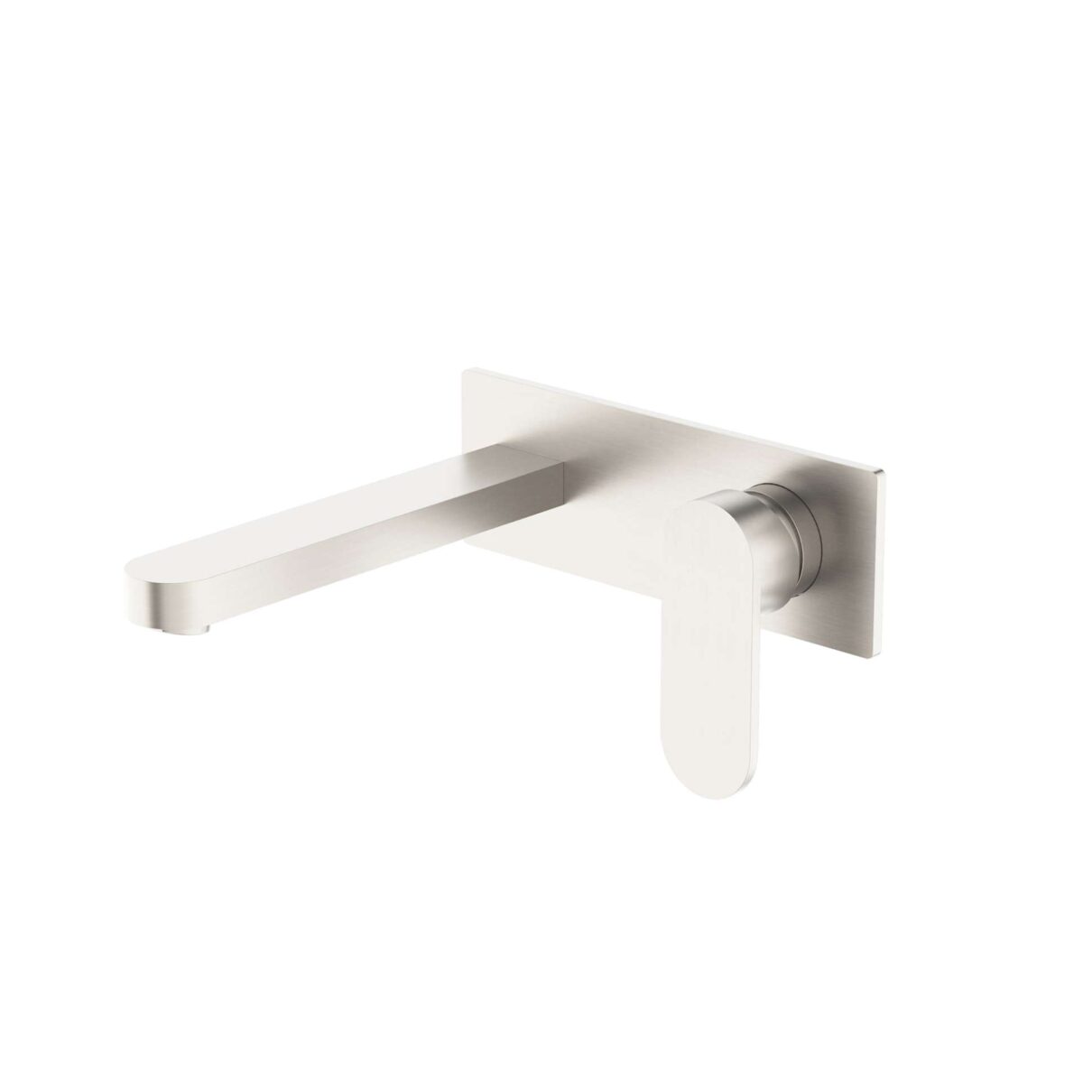 Nero Ecco Wall Basin/Bath Mixer Brushed Nickel | NR301310aBN