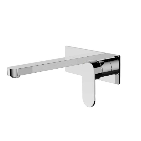 Nero Ecco Wall Basin/Bath Mixer Chrome | NR301310aCH