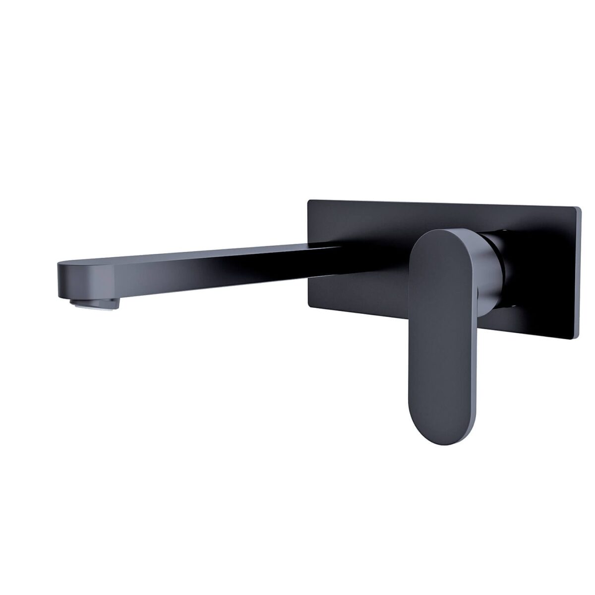 Nero Ecco Wall Basin/Bath Mixer Matte Black | NR301310aMB