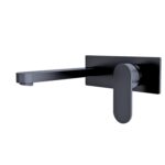 Nero Ecco Wall Basin/Bath Mixer Matte Black | NR301310aMB
