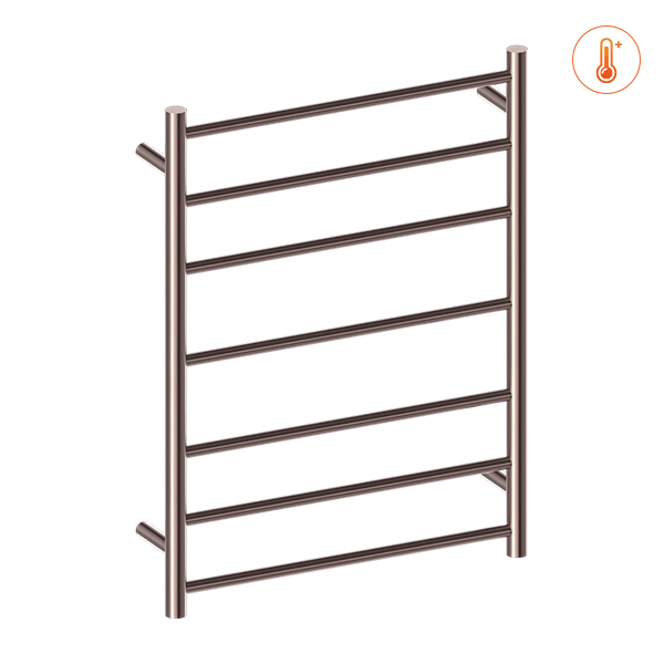 Nero Heated Towel Ladder Brushed Bronze | NR190002HBZ