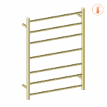 Nero Heated Towel Ladder Brushed Gold | NR190002HBG