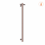 Nero Heated Vertical Towel Rail Brushed Bronze | NRV900HBZ