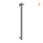 Nero Heated Vertical Towel Rail Graphite | NRV900HGR