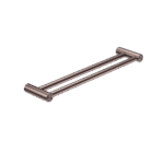 Nero Mecca Care 25mm Double Towel Grab Rail 600mm Brushed Bronze | NRCR2524DBZ