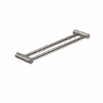 Nero Mecca Care 25mm Double Towel Grab Rail 600mm Brushed Nickel | NRCR2524DBN