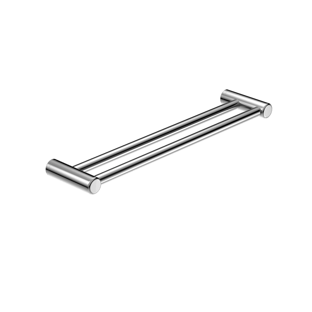 Nero Mecca Care 25mm Double Towel Grab Rail 600mm Chrome | NRCR2524DCH