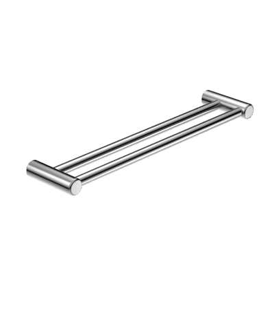 Nero Mecca Care 25mm Double Towel Grab Rail 600mm Chrome | NRCR2524DCH