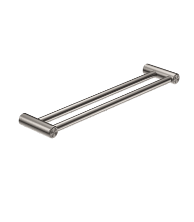 Nero Mecca Care 25mm Double Towel Grab Rail 900mm Brushed Nickel | NRCR2530DBN