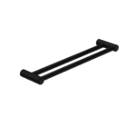 Nero Mecca Care 25mm Double Towel Grab Rail 900mm Matte Black | NRCR2530DMB