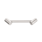 Nero Mecca Care 25mm Footrest Corner Grab Rail 215mm Brushed Nickel | NRCR2508WBN