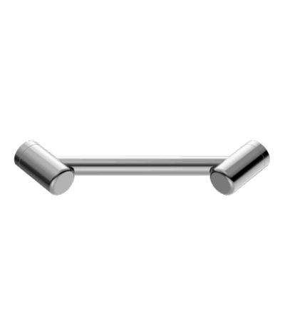 Nero Mecca Care 25mm Footrest Corner Grab Rail 215mm Chrome | NRCR2508WCH