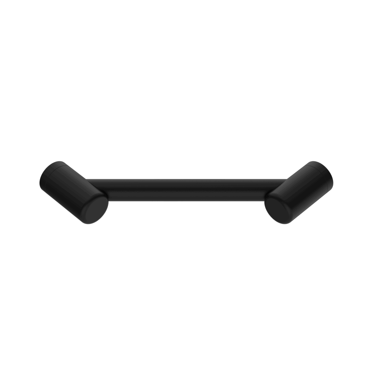 Nero Mecca Care 25mm Footrest Corner Grab Rail 215mm Matte Black | NRCR2508WMB