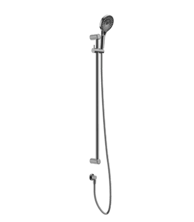 Nero Mecca Care 25mm Grab Rail And Adjustable Shower Rail Set 900mm Chrome | NRCS004CH