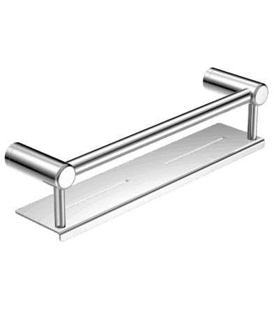 Nero Mecca Care 25mm Grab Rail With Shelf 300mm Chrome | NRCR2512CCH