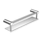 Nero Mecca Care 25mm Grab Rail With Shelf 450mm Chrome | NRCR2518CCH