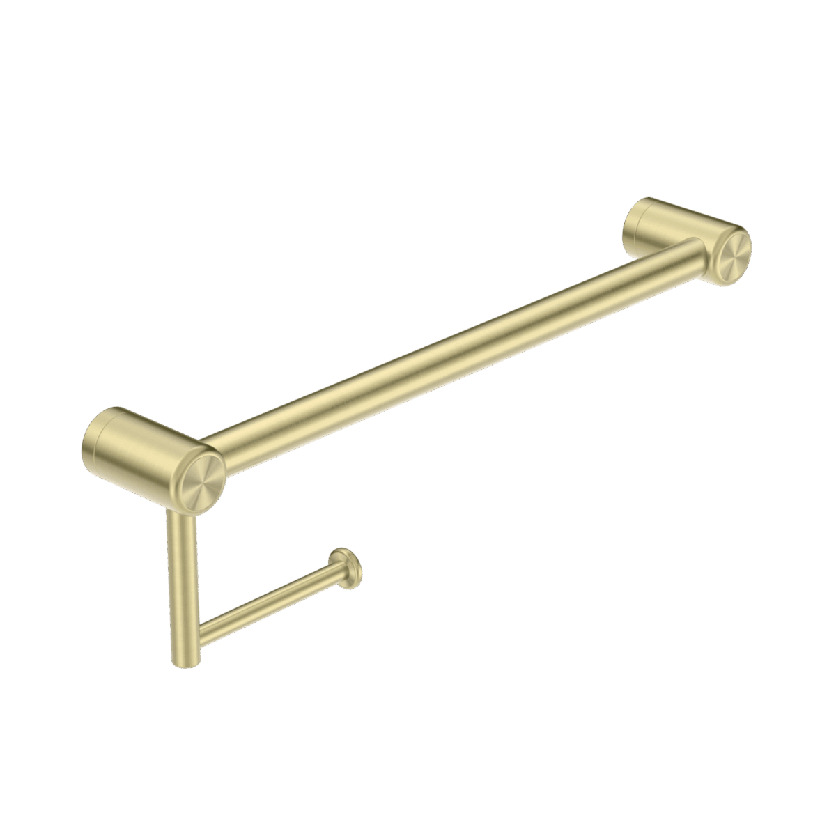 Nero Mecca Care 25mm Toilet Roll Rail 300mm Brushed Gold | NRCR2512ABG