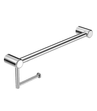 Nero Mecca Care 25mm Toilet Roll Rail 300mm Chrome | NRCR2512ACH