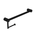 Nero Mecca Care 25mm Toilet Roll Rail 300mm Matte Black | NRCR2512AMB