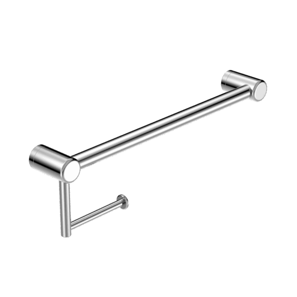 Nero Mecca Care 25mm Toilet Roll Rail 450mm Chrome | NRCR2518ACH