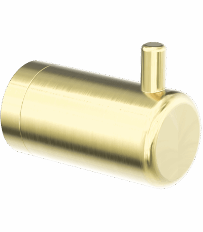 Nero Mecca Care 25mm Wall Hook Brushed Gold | NRCR2582BG
