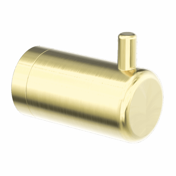 Nero Mecca Care 25mm Wall Hook Brushed Gold | NRCR2582BG