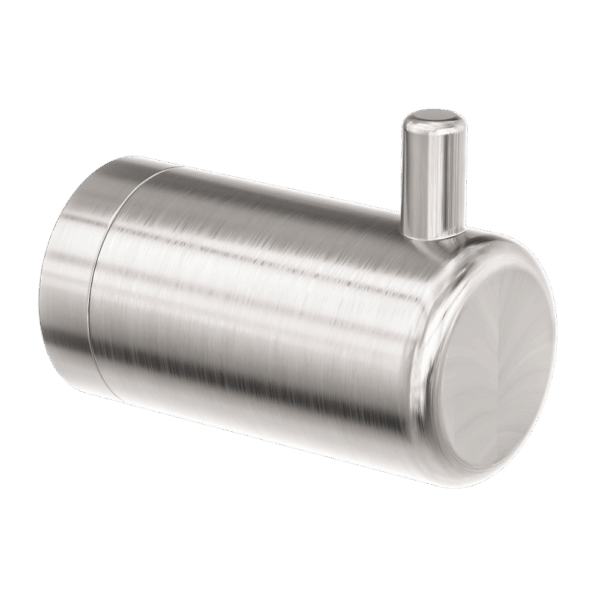Nero Mecca Care 25mm Wall Hook Brushed Nickel | NRCR2582BN