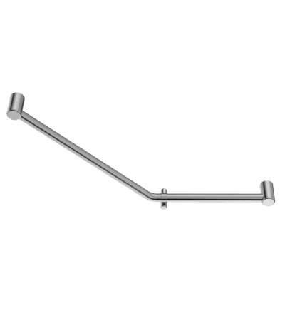 Nero Mecca Care 32mm Ambulant 45 Degree Bent Tube Grab Rail 450X650mm Chrome | NRCR3245DCH