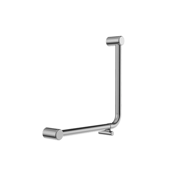 Nero Mecca Care 32mm Ambulant 90 Degree Bent Tube Grab Rail 450X450mm Chrome | NRCR3290DCH