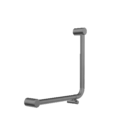 Nero Mecca Care 32mm Ambulant 90 Degree Bent Tube Grab Rail 450X450mm Gun Metal | NRCR3290DGM