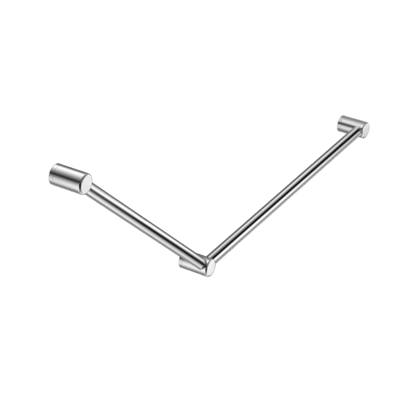 Nero Mecca Care 32mm Dda Grab Rail Set 45 Degree 750X900mm Chrome | NRCR3245CH
