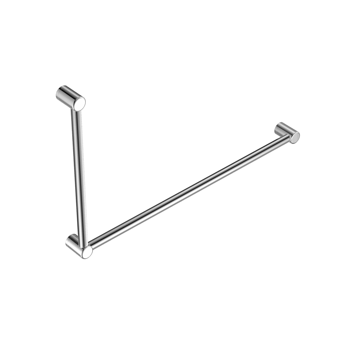 Nero Mecca Care 32mm Dda Grab Rail Set 90 Degree 600X1000mm Chrome | NRCR3290CH