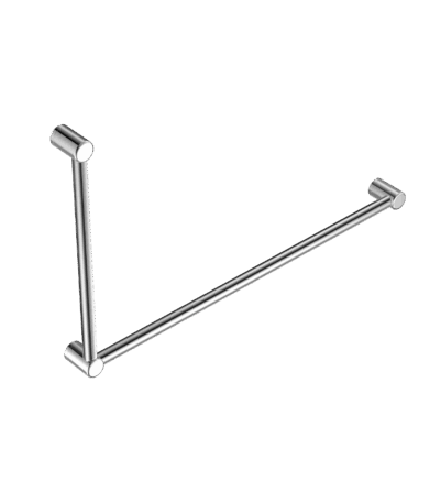 Nero Mecca Care 32mm Dda Grab Rail Set 90 Degree 600X1000mm Chrome | NRCR3290CH