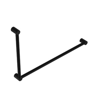 Nero Mecca Care 32mm Dda Grab Rail Set 90 Degree 600X1000mm Matte Black | NRCR3290MB
