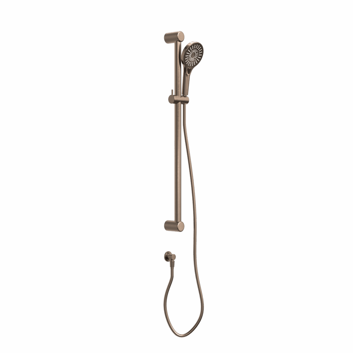 Nero Mecca Care 32mm Grab Rail And Adjustable Shower Rail Set 900mm Brushed Bronze | NRCS005BZ