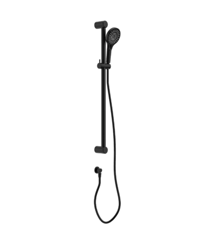 Nero Mecca Care 32mm Grab Rail And Adjustable Shower Rail Set 900mm Matte Black | NRCS005MB