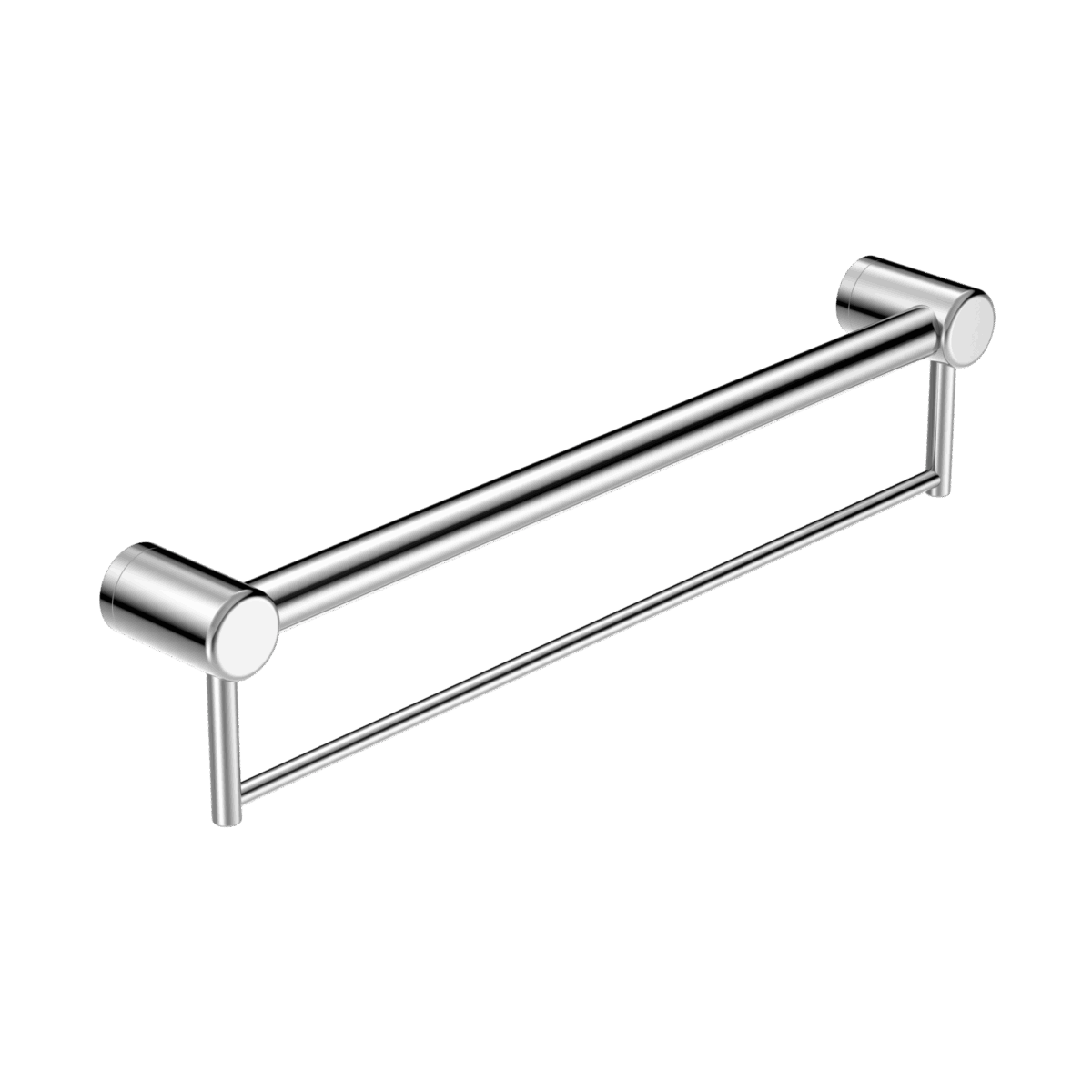 Nero Mecca Care 32mm Grab Rail With Towel Holder 900mm Chrome | NRCR3230BCH