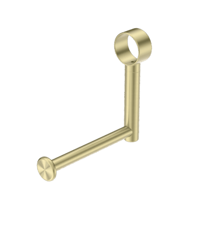 Nero Mecca Care Add On Toilet Roll Holder Brushed Gold | NRCR3286TBG