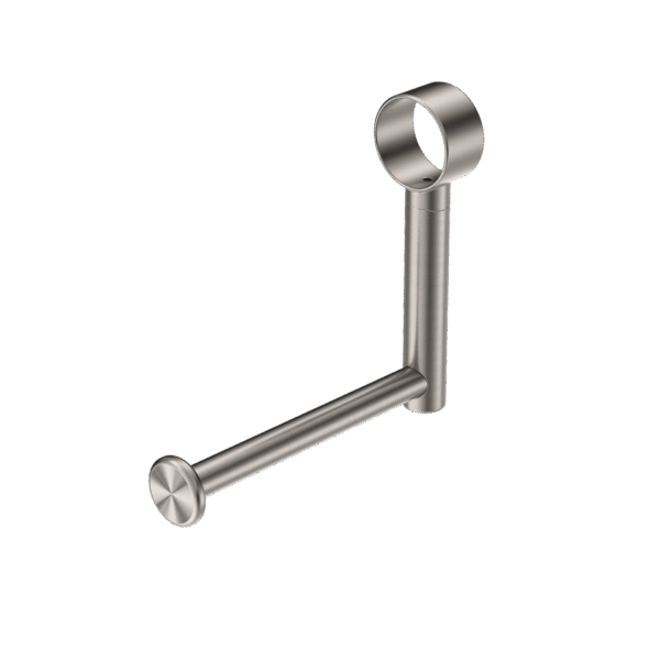 Nero Mecca Care Add On Toilet Roll Holder Brushed Nickel | NRCR3286TBN