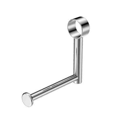 Nero Mecca Care Add On Toilet Roll Holder Chrome | NRCR3286TCH