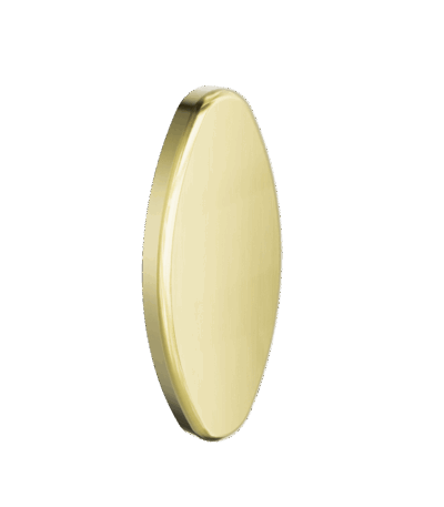 Nero Mecca Care Backrest Removable Wall Cover Plate Brushed Gold | NRCR0005BG