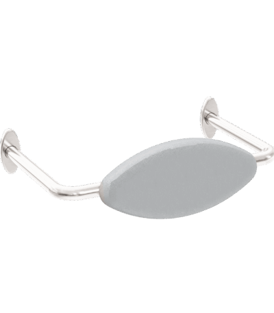 Nero Mecca Care Dda Toilet Backrest Brushed Nickel | NRCR0001BN