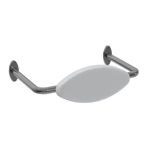 Nero Mecca Care Dda Toilet Backrest Gun Metal | NRCR0001GM