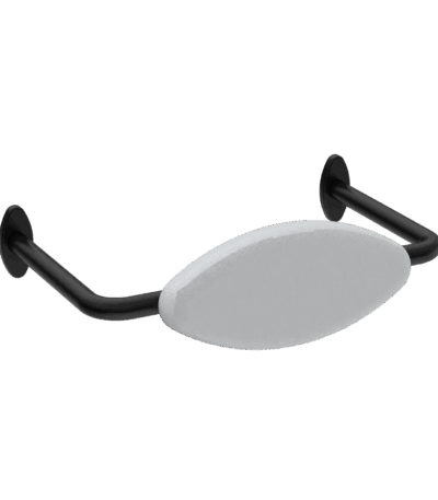 Nero Mecca Care Dda Toilet Backrest Matte Black | NRCR0001MB